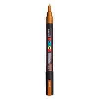 Uni Posca pc3m acrylmarker brons - ronde punt tot 1,3 mm - thumbnail