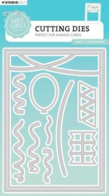 Studio Light • sweet stories cutting die party cardshape