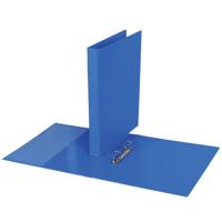 Ringband Quantore A4 2-rings D-mech 20mm PP blauw | 20 stuks - thumbnail