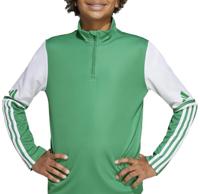adidas Squadra 25 Trainingstrui 1/4-Zip Kids Groen Wit - thumbnail