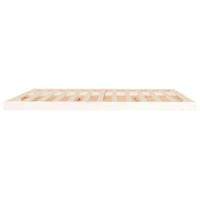 Bedframe massief grenenhout wit 180x200 cm - thumbnail