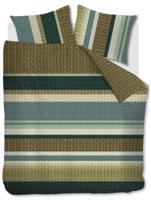 Beddinghouse Beddinghouse Jorren Dekbedovertrek Green 200x200/220 cm - thumbnail