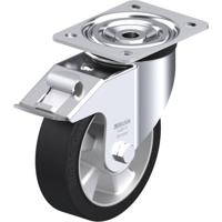 Blickle L-ALEV 160K-FI Zwenkwiel met rem Wieldiameter: 160 mm Draagvermogen (max.): 400 kg 1 stuk(s) - thumbnail