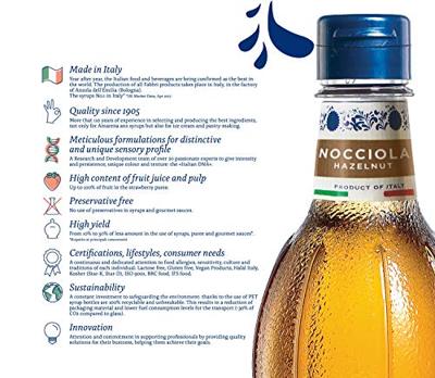 Fabbri - Mixybar Hazelnoot Siroop - 1ltr Fabbri - Mixybar Hazelnoot Siroop - 1ltr