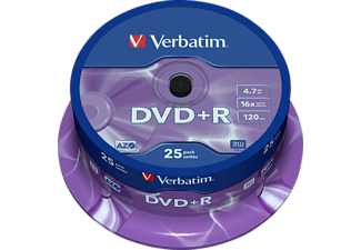 Verbatim 43500 DVD+R disc 4.7 GB 25 stuk(s) Spindel