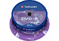 Verbatim 43500 DVD+R disc 4.7 GB 25 stuk(s) Spindel - thumbnail
