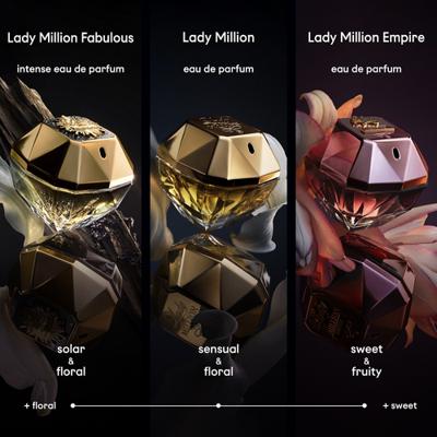 Paco Rabanne eau de parfum spray lady million 50ml dames - thumbnail
