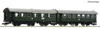 Roco 6200123 H0 2-delige set 1 ombouwwagen van de DB 1e/2e Klasse wagens, genus AB3yg, 2e klas rijtuigen, genus B3yge - thumbnail