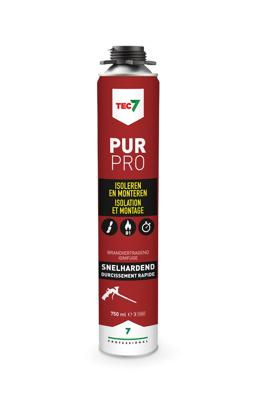 Tec7 Pur Pro Hoog-kwalitatief PU-schuimen 750ml - 670005000