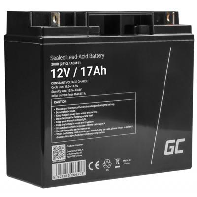 Green Cell AGM51 voertuigaccu Sealed Lead Acid (VRLA) 17 Ah 12 V