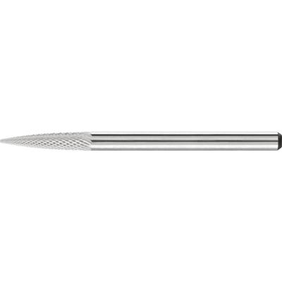 PFERD TOOLS 21222673 Freesstift Hardmetaal Spitsboog Lengte 43 mm Afmeting, Ø 3 mm Werklengte 13 mm Schachtdiameter 3 mm 1 stuks