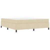Boxspring bed Crème en Zwart 180 x 200 cm - thumbnail