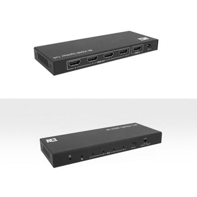 ACT AC7832 4K HDMI splitter 1-in-4 out - thumbnail