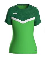 JAKO 6124D T-Shirt Iconic Dames - Zachtgroen/Sportgreen - 36 - thumbnail