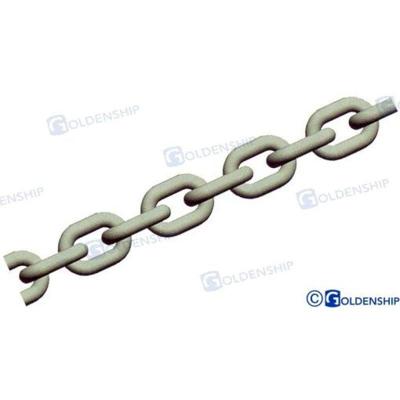 GS61115 - GEKALIBREERDE KETTING VAN ROESTVRIJ STAAL - 6 MM (50M)