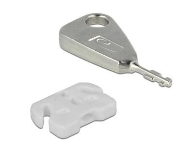 DeLOCK USB Port Blocker voor USB-A female insteekslot DeLOCK USB Port Blocker voor USB-A female insteekslot