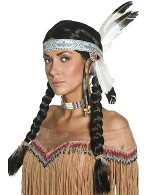 Indianen Pruik