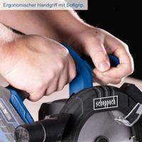 Cirkelzaag - SCHEPPACH - 20V IXES - 165mm - max. zaagsnede 53mm/90° - 4300rpm - zonder accu of lader - C-HCS165-X - thumbnail