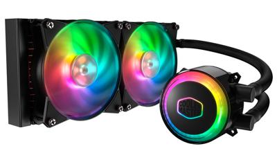 ML240R RGB - Vloeistof-koelsysteem - aluminium - 2 x 120 mm - zwart