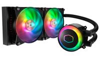 ML240R RGB - Vloeistof-koelsysteem - aluminium - 2 x 120 mm - zwart - thumbnail