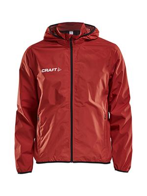 Craft 1905984 Jacket Rain M - Bright Red/Black - L