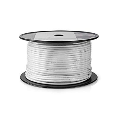 Coaxkabel | RG59U | 100 m | Rol | Wit Coaxkabel | RG59U | 100 m | Rol | Wit