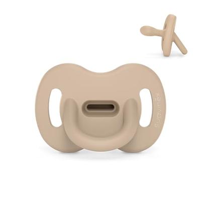 Fopspeen met symmetrische speen SX Pro Colour Essence SUAVINEX beige Fopspeen met symmetrische speen SX Pro Colour Essence SUAVINEX beige