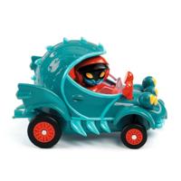 Auto crazy motors DJECO turquoiseblauw - thumbnail