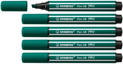 STABILO Pen 68 MAX 53 turquoise groen | 5 stuks