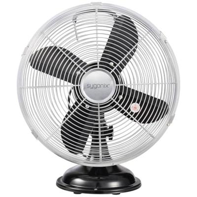 Sygonix Tafelventilator 40 W (Ø x h) 335 mm x 415 mm Zilver