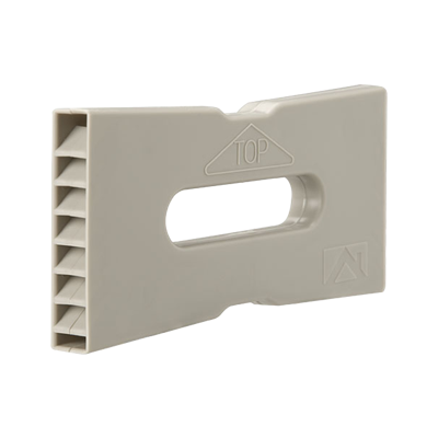 Ubbink stootvoegventilatie - 100 x 50 x 10 mm - grijs