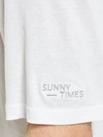 Stitch & Soul / t-shirt Sunny Times in wit - thumbnail