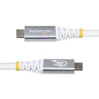 USB-kabel Startech CC150CM80GUSB4CABLEW Wit 1,5 m - thumbnail