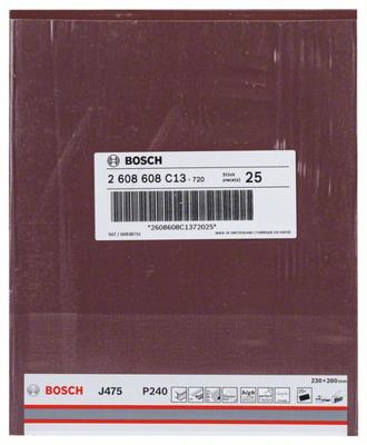 Bosch Accessoires 1 Vel 230x280 J475, Best for Metal , 240 2608608C13 Bosch Accessoires 1 Vel 230x280 J475, Best for Metal , 240 2608608C13