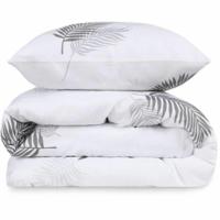 Dekbedovertrek set Grijs Bed van 200 3 Onderdelen - thumbnail