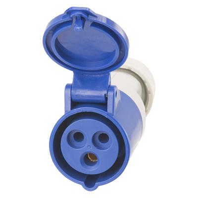 No Label 230V CEE Contrastekker Blauw