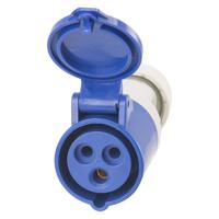 No Label 230V CEE Contrastekker Blauw - thumbnail