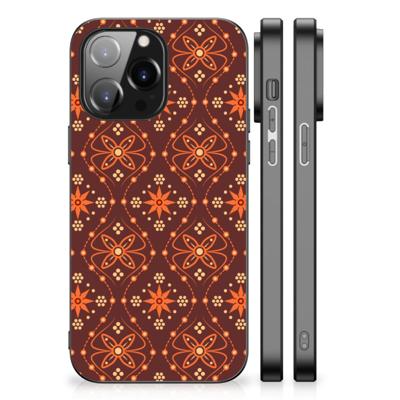 iPhone 14 Pro Max Back Case Batik Brown iPhone 14 Pro Max Back Case Batik Brown