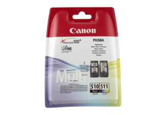 Canon PG-510/CL-511 inktcartridge 2 stuk(s) Origineel Normaal rendement Zwart, Cyaan, Magenta, Geel Canon PG-510/CL-511 inktcartridge 2 stuk(s) Origineel Normaal rendement Zwart, Cyaan, Magenta, Geel