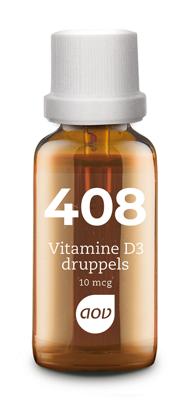 AOV 408 Vitamine D3 Druppels 25ml AOV 408 Vitamine D3 Druppels 25ml