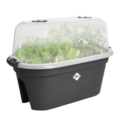 Elho green basics balcony grow set 55 living black Elho green basics balcony grow set 55 living black