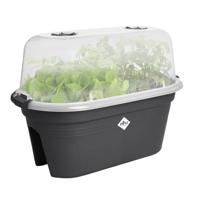 Elho green basics balcony grow set 55 living black - thumbnail