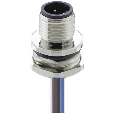 Lutronic 1230 12 T16CW 0,5m Sensor/actuator inbouwconnector M12 Aantal polen (sensoren): 12 Stekker, inbouw 1 stuk(s)