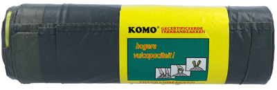 Komo vuilniszakken met trekbandsluiting, 43 micron, 60 liter, 1 rol, 15 zakken