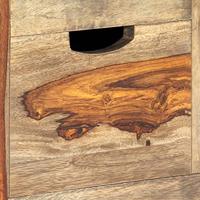 Dressoir 100x30x50 cm massief sheeshamhout grijs - thumbnail
