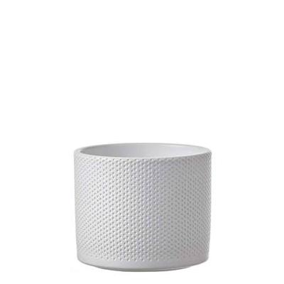 Era pot rond wit h14,5xd17,5 cm Mica Decorations - Mica decorations Era pot rond wit h14,5xd17,5 cm Mica Decorations - Mica decorations