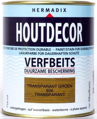 Hermadix Houtdecor Verfbeits Transparant - Groen