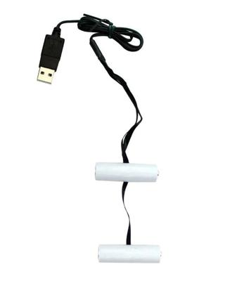 USB Power Adapters Equivalent to 2-AA Leader Wire: 46cm Santaville - Santaville USB Power Adapters Equivalent to 2-AA Leader Wire: 46cm Santaville - Santaville
