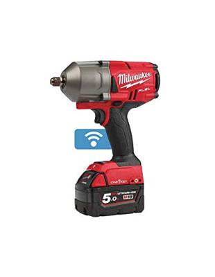 Milwaukee M18 FUEL™ ONEFHIWP12-502X ONE-KEY™ Accu slagmoersleutel 1017Nm 1/2" borgpin 18V 5.0Ah in HD-Box - 4933459725