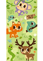 Jungle Strandlaken - 70 x 140 cm - thumbnail